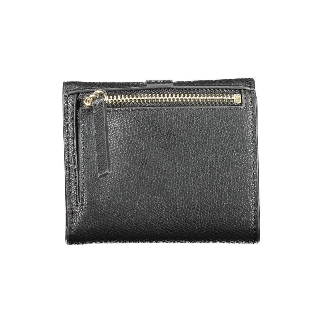 Tommy Hilfiger Black Polyurethane Women Wallet