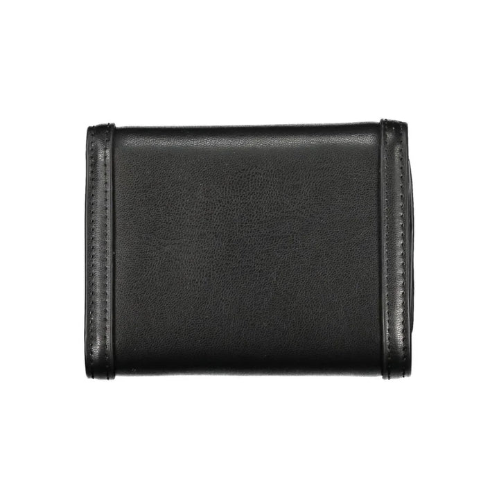 Tommy Hilfiger Black Polyurethane Women Wallet