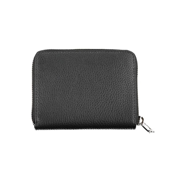 Tommy Hilfiger Black Polyurethane Women Wallet