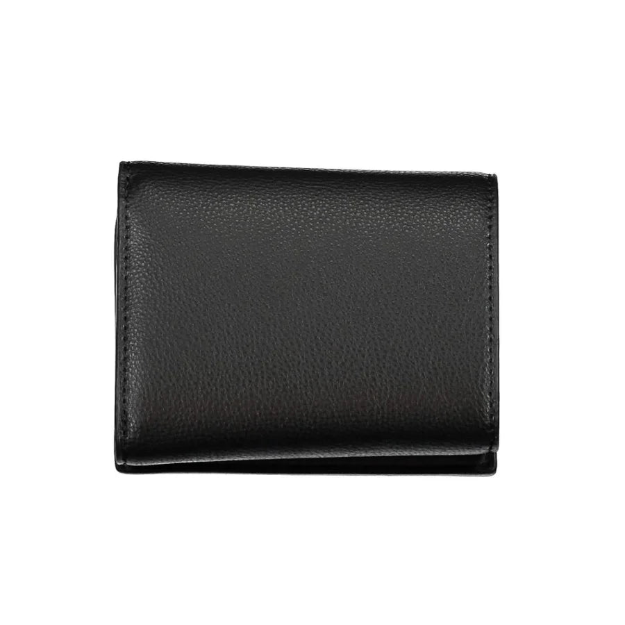 Tommy Hilfiger Black Polyurethane Women Wallet