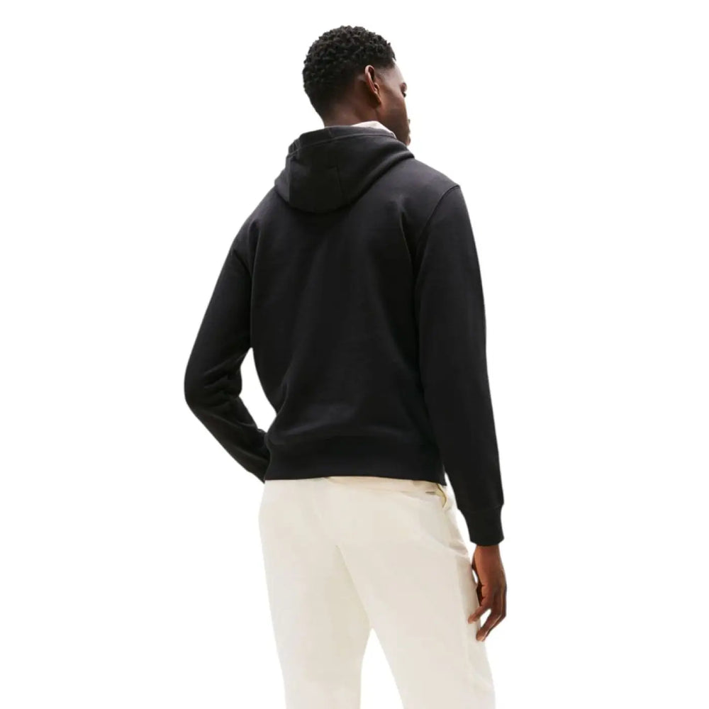 Tommy Hilfiger Black Recycled Cotton Hoodie