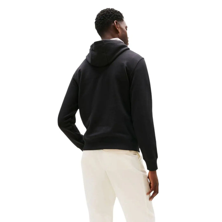 Tommy Hilfiger Black Recycled Cotton Hoodie