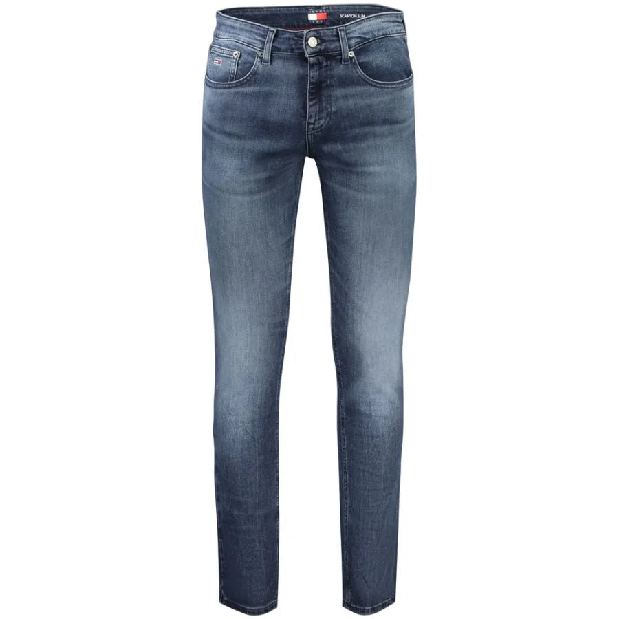 Tommy Hilfiger Blu Cotton Men’s Slim Jeans