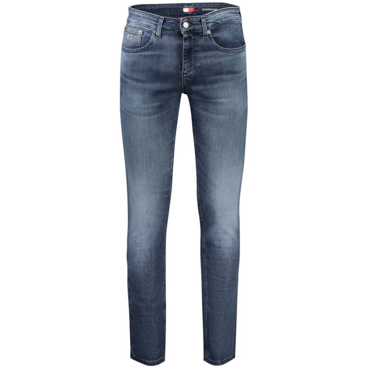 Tommy Hilfiger Blu Cotton Men’s Slim Jeans