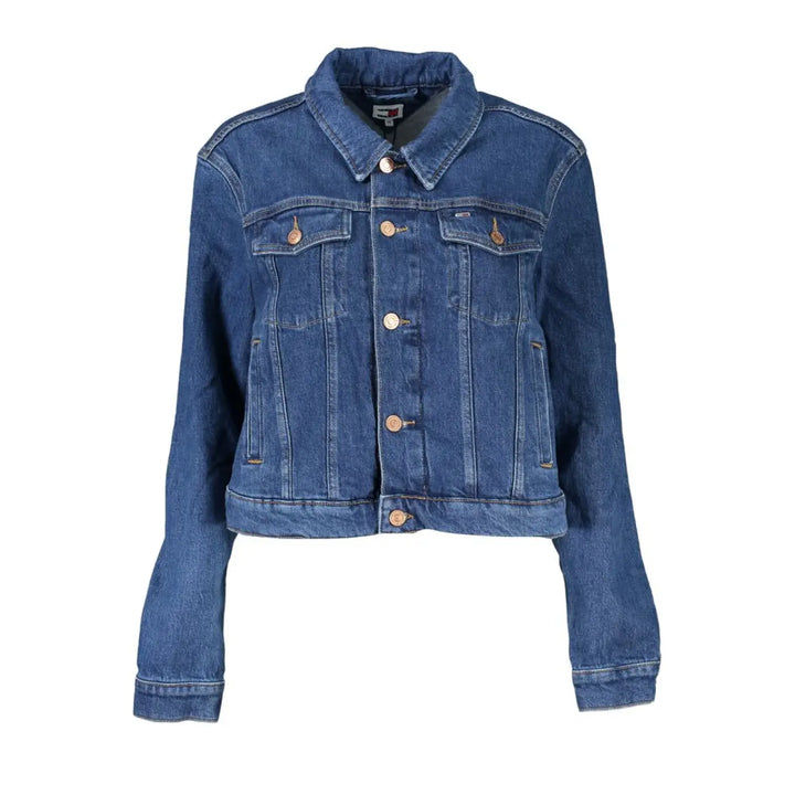 Tommy Hilfiger Blu Cotton Women Jacket