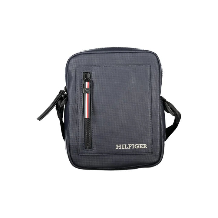 Tommy Hilfiger Blu Poliuretano Men’s Shoulder Bag