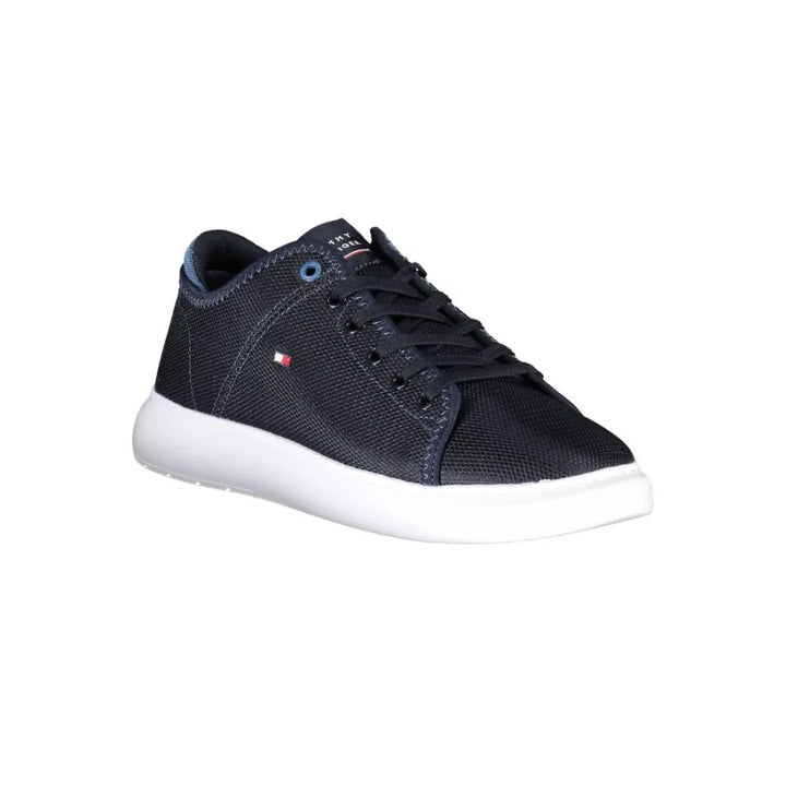 Tommy Hilfiger Blu Polyester Men Sneaker