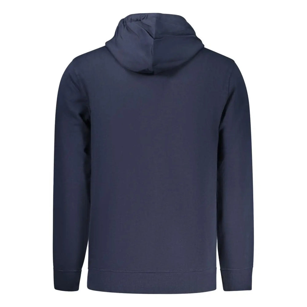 Tommy Hilfiger Blue Cotton Men Hoodie
