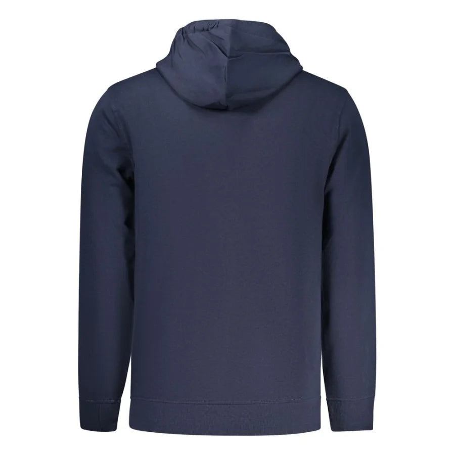 Tommy Hilfiger Blue Cotton Men Hoodie