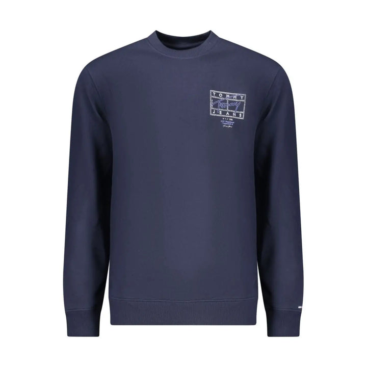 Tommy Hilfiger Blue Cotton Men Sweatshirt