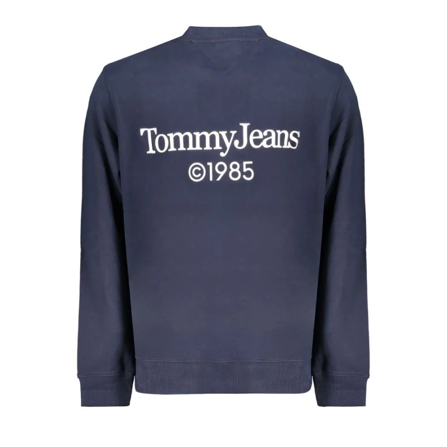 Tommy Hilfiger Blue Cotton Men Sweatshirt