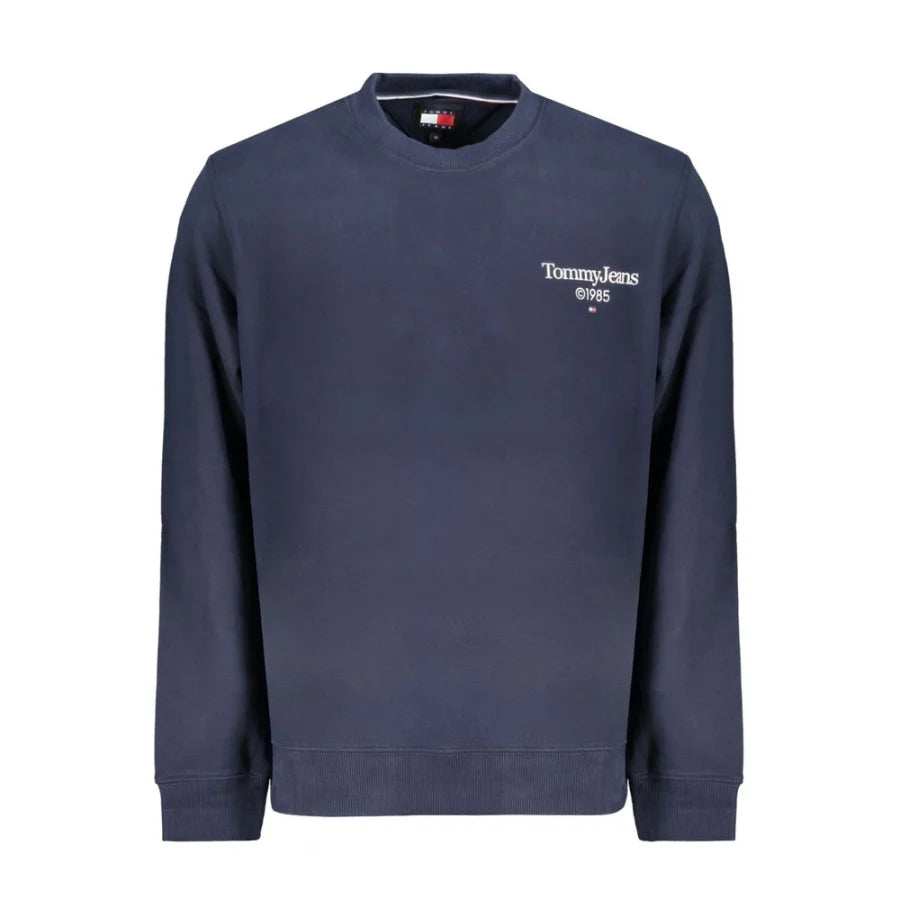 Tommy Hilfiger Blue Cotton Men Sweatshirt