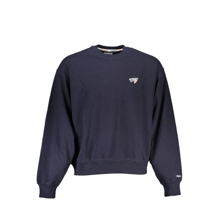 Tommy Hilfiger Blue Cotton Men Sweatshirt