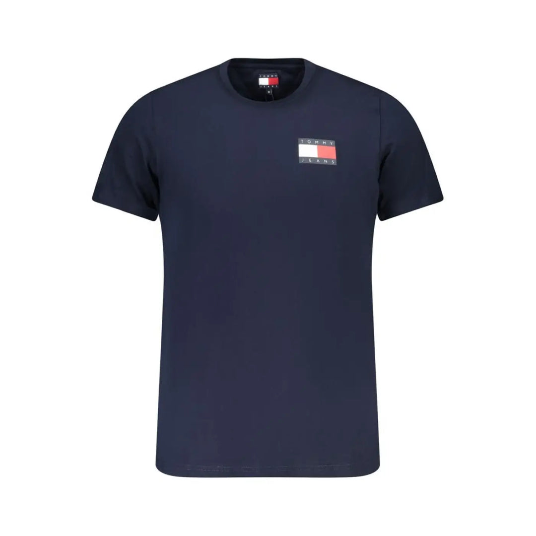 Tommy Hilfiger Blue Cotton Men T-shirt