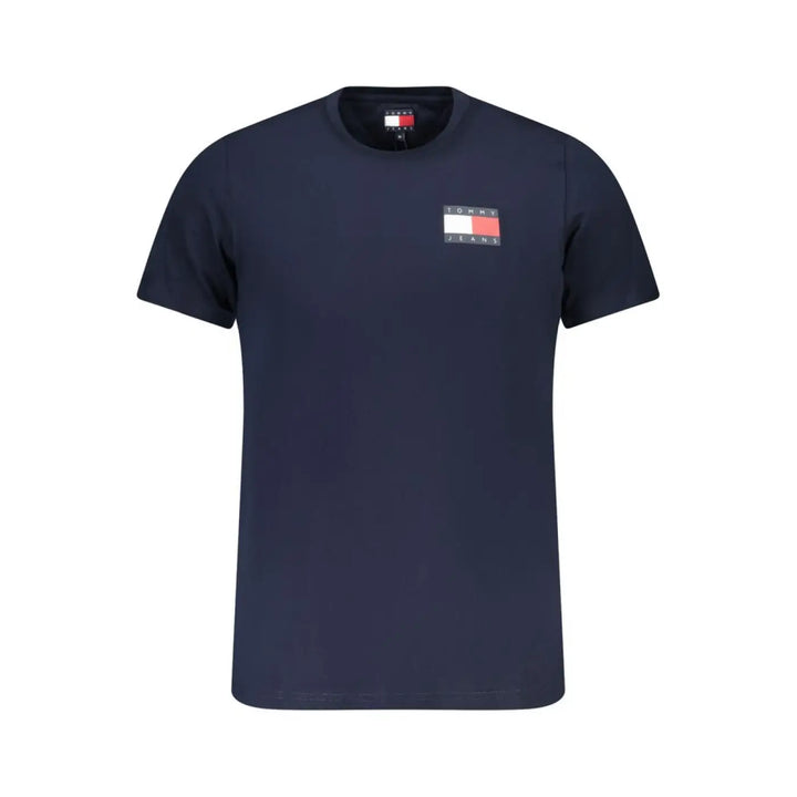 Tommy Hilfiger Blue Cotton Men T-shirt