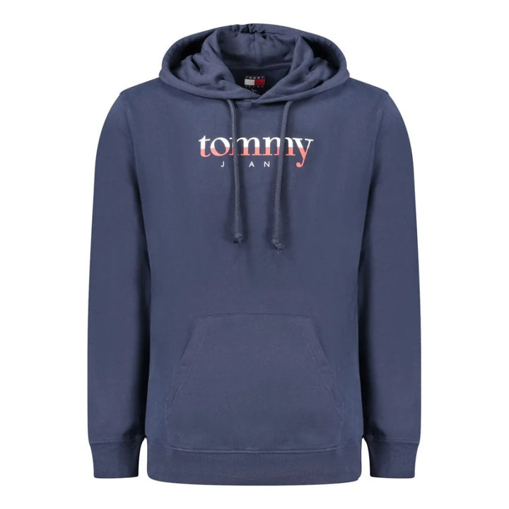 Tommy Hilfiger Blue Cotton Men’s Hooded Sweatshirt