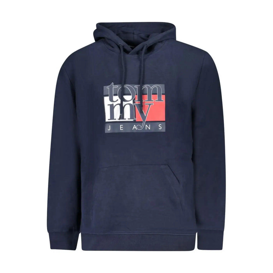 Tommy Hilfiger Blue Cotton Men’s Hoodie