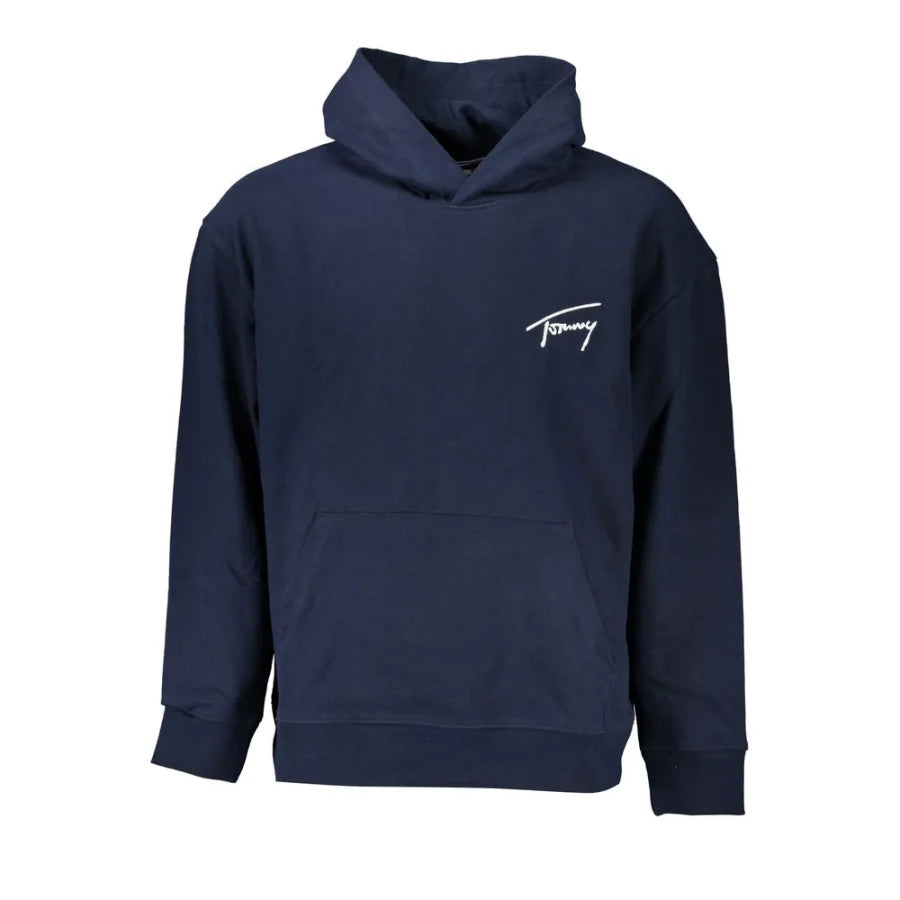 Tommy Hilfiger Blue Cotton Men’s Hoodie