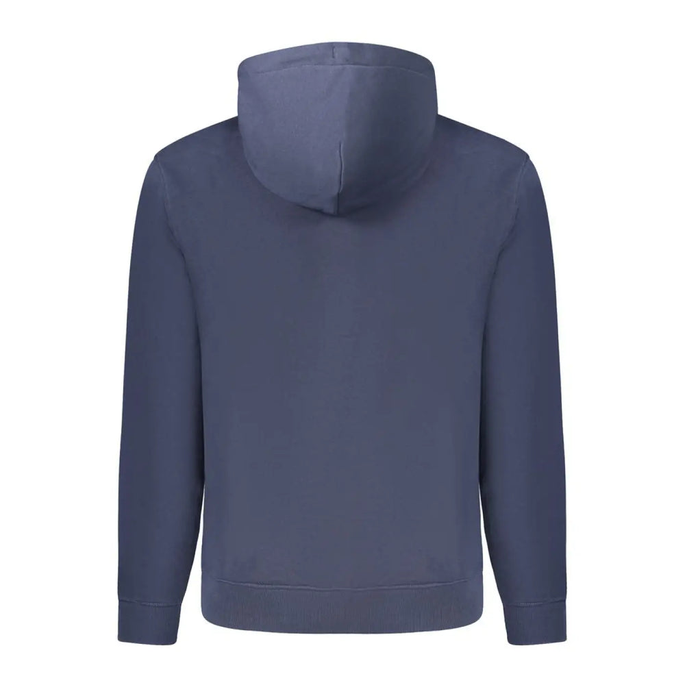 Tommy Hilfiger Blue Cotton Men’s Hoodie Sweatshirt