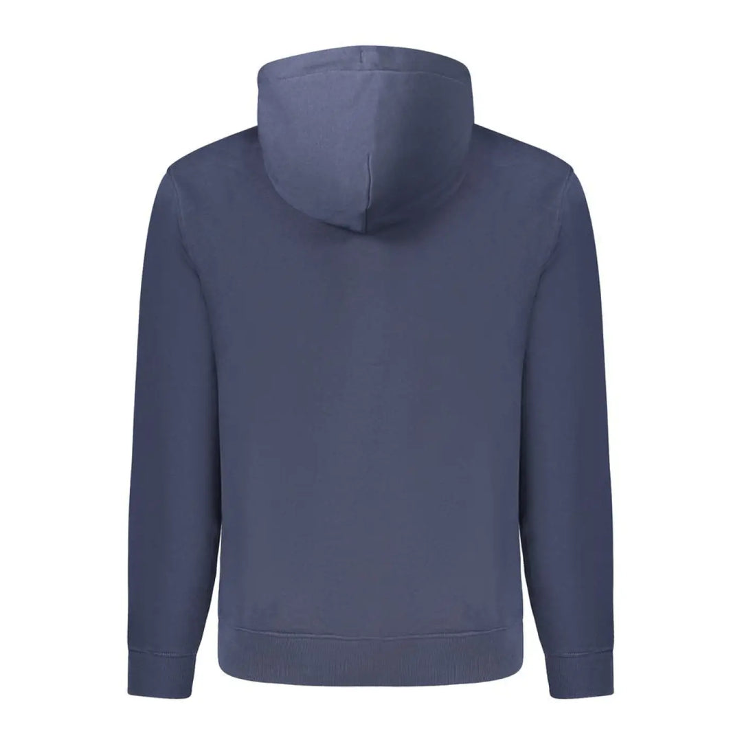 Tommy Hilfiger Blue Cotton Men’s Hoodie Sweatshirt