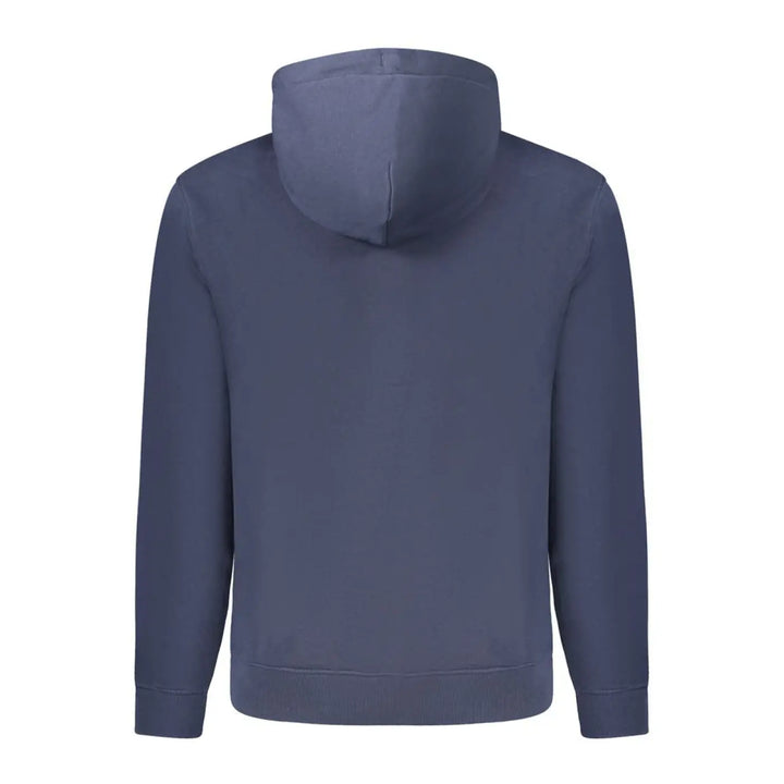 Tommy Hilfiger Blue Cotton Men’s Hoodie Sweatshirt