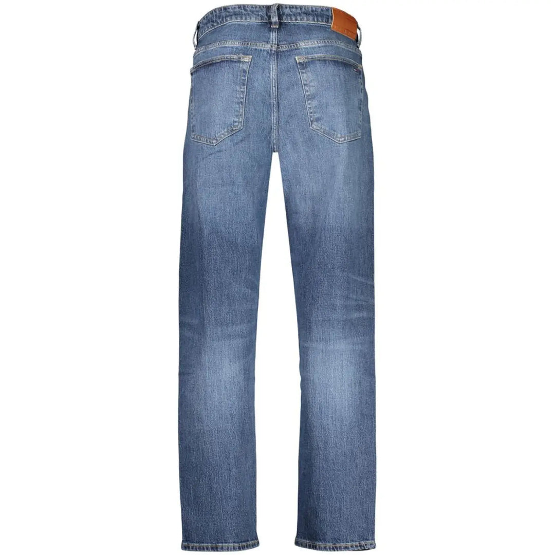 Tommy Hilfiger Blue Cotton Men’s Jean Refined with Tapered Silhouette