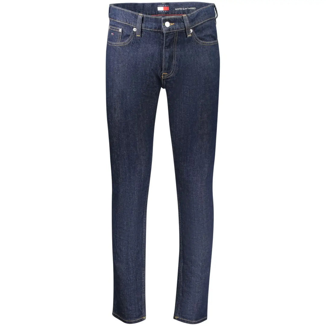 Tommy Hilfiger Blue Cotton Men’s Slim Tapered Jeans