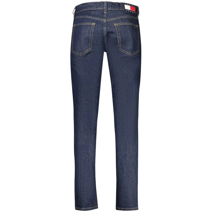 Tommy Hilfiger Blue Cotton Men’s Slim Tapered Jeans