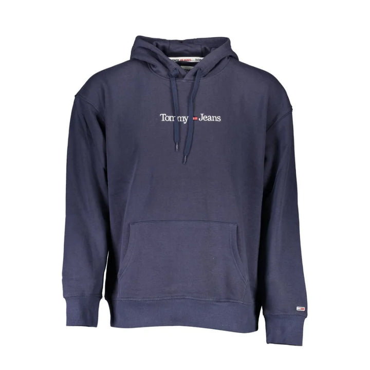 Tommy Hilfiger Blue Cotton Men’s Sweatshirt Hoodie