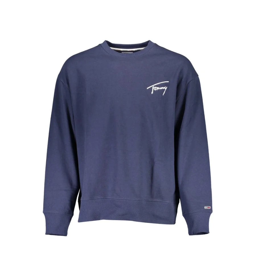 Tommy Hilfiger Blue Cotton Men’s Sweatshirt