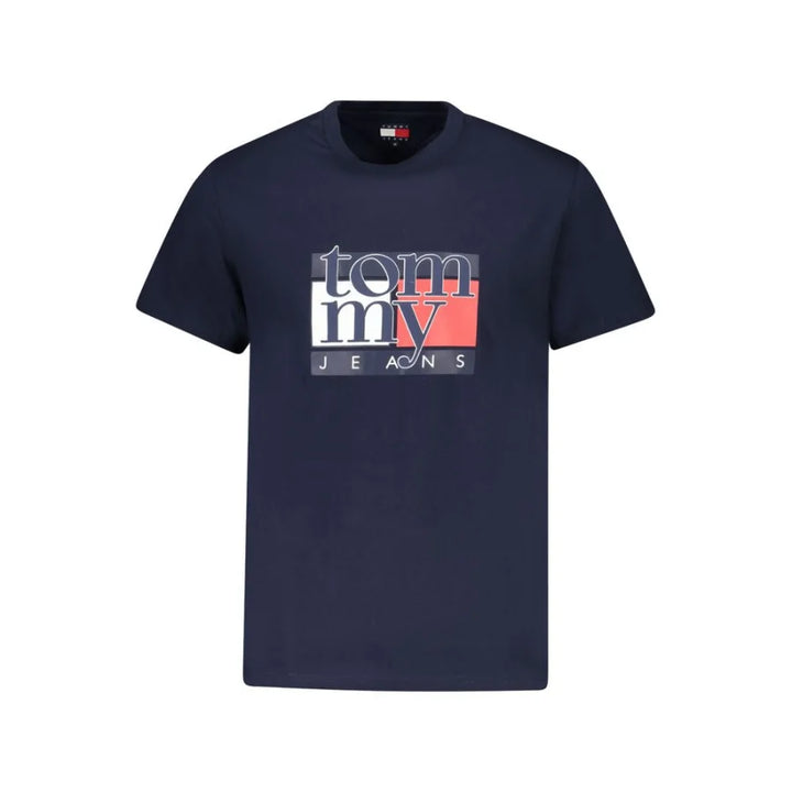 Tommy Hilfiger Blue Cotton Men’s T-Shirt