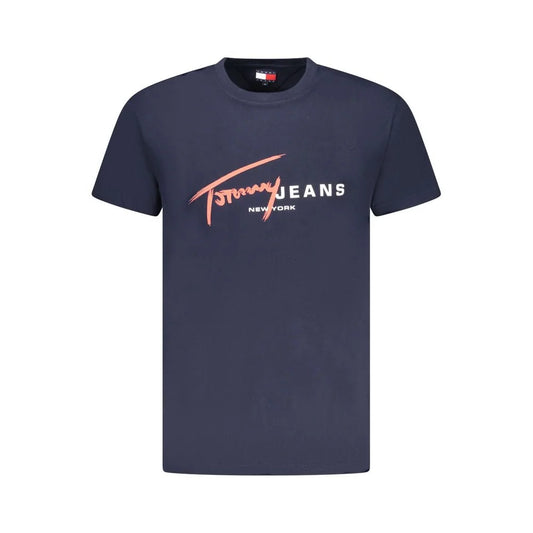 Tommy Hilfiger Blue Cotton Men’s T-Shirt