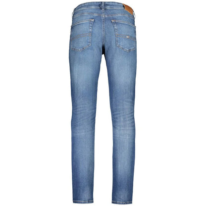 Tommy Hilfiger Blue Cotton Slim Fit Jeans