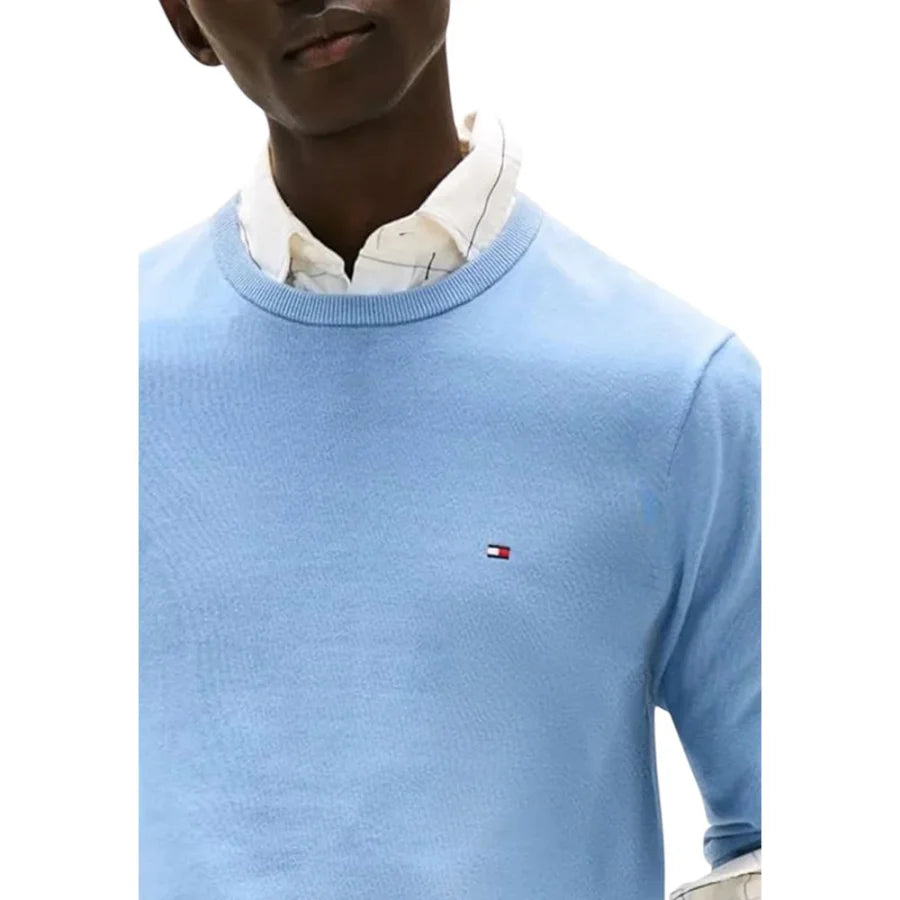 Tommy Hilfiger Blue Cotton Sweatshirt