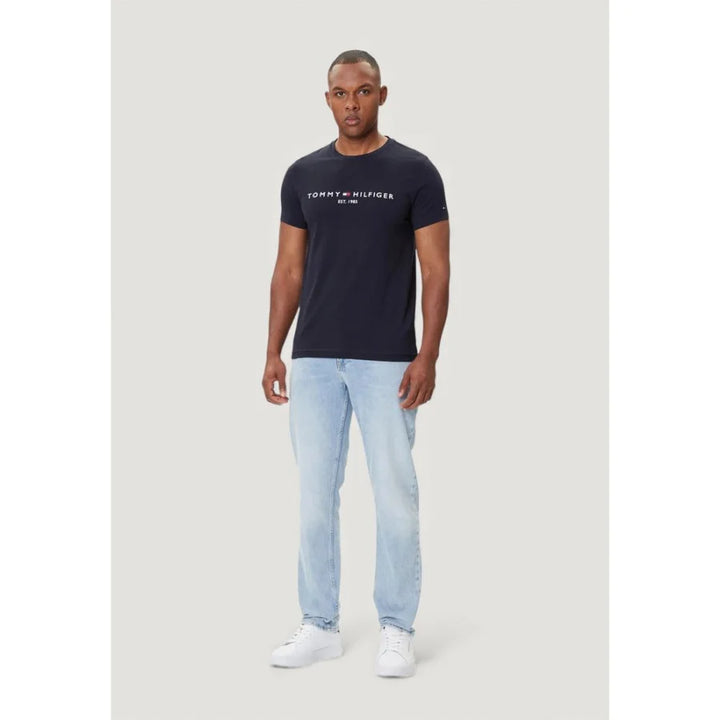 Tommy Hilfiger Blue Cotton T-Shirt