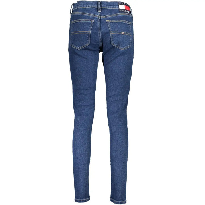 Tommy Hilfiger Blue Cotton Women Skinny Jean