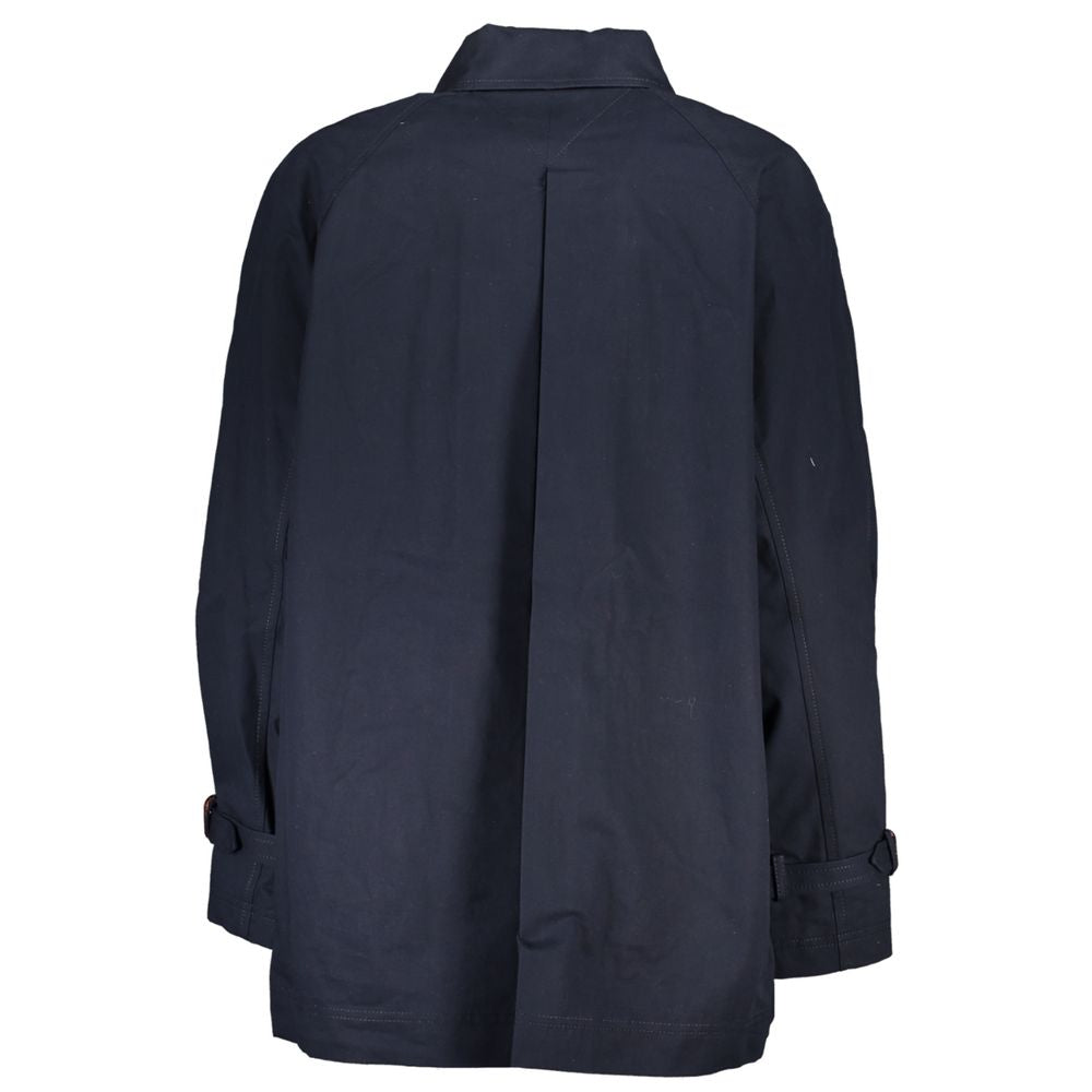 Tommy Hilfiger Trench Coats - Blue Cotton Women’s Coat