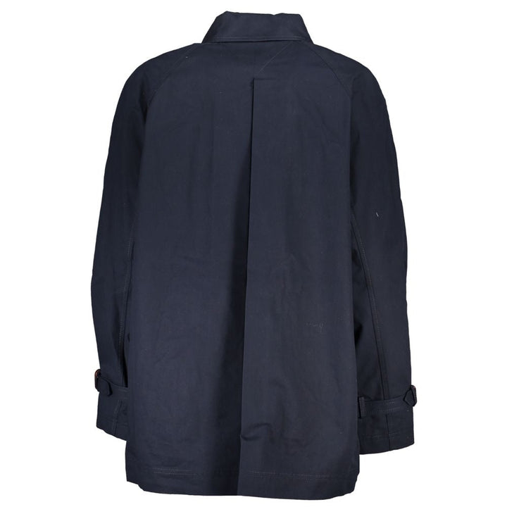Tommy Hilfiger Trench Coats - Blue Cotton Women’s Coat