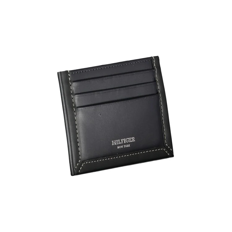 Tommy Hilfiger Blue Leather Men Wallet