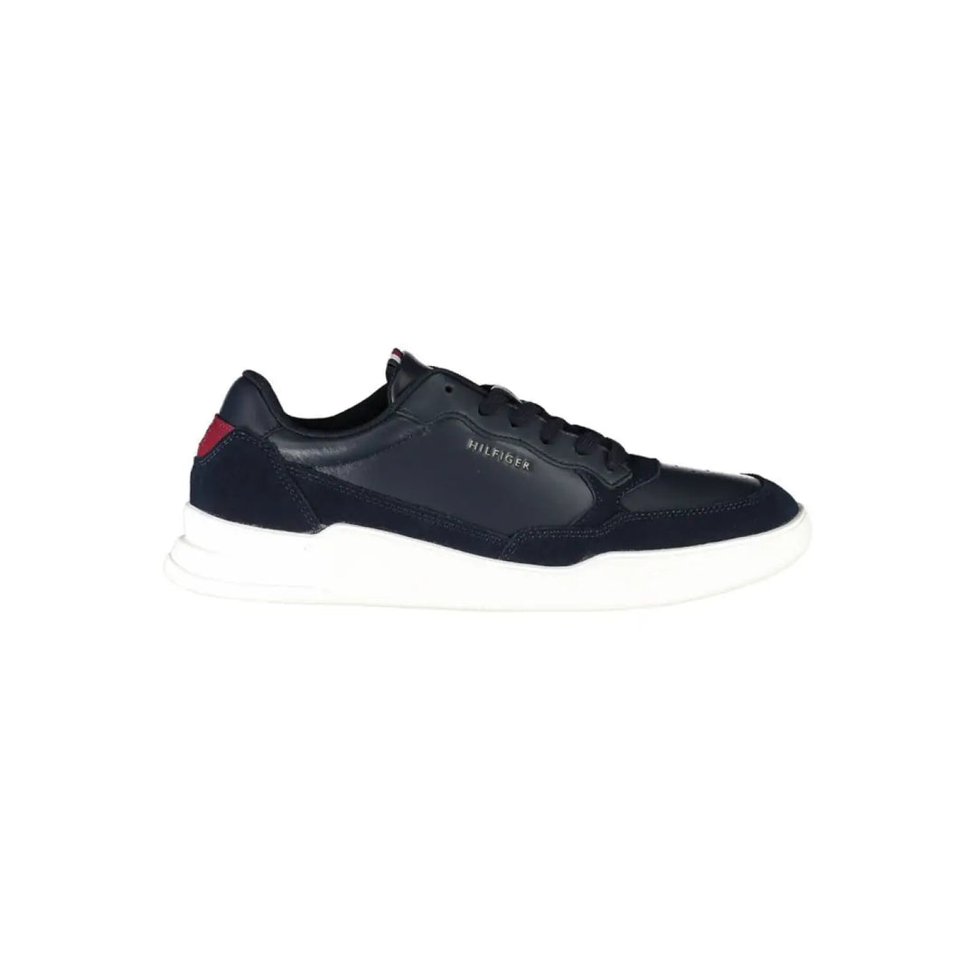 Tommy Hilfiger Blue Leather Men’s Sneaker