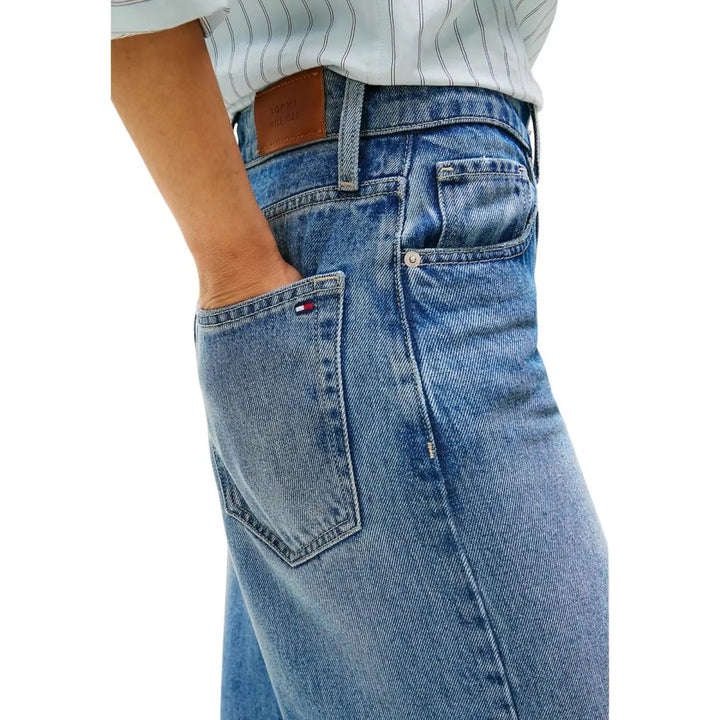 Tommy Hilfiger Blue Lyocell Bootcut Jeans
