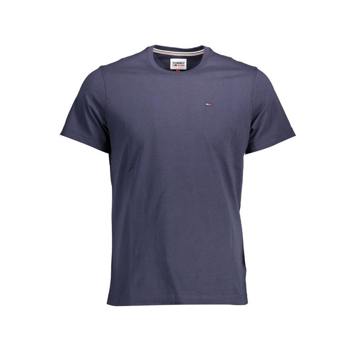 Tommy Hilfiger Blue Organic Cotton Men T-shirt