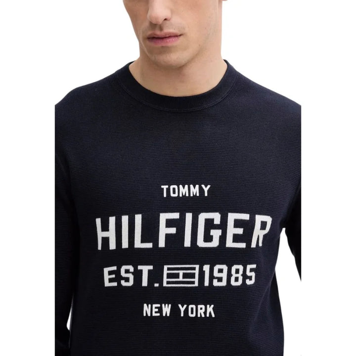 Tommy Hilfiger Blue Organic Cotton Sweatshirt
