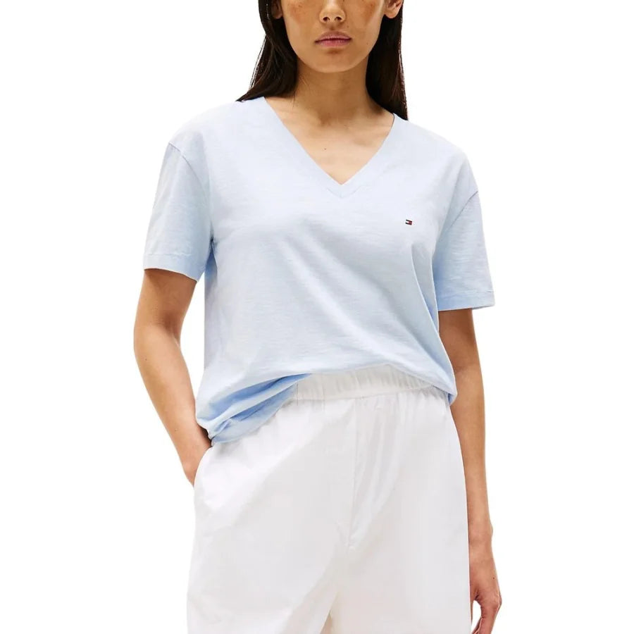 Tommy Hilfiger Blue Organic Cotton T-Shirt