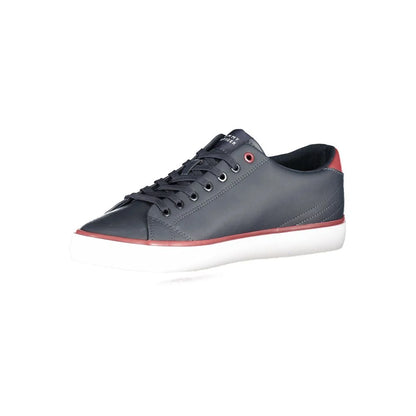 Tommy Hilfiger Blue Polyester Athletic Sneakers