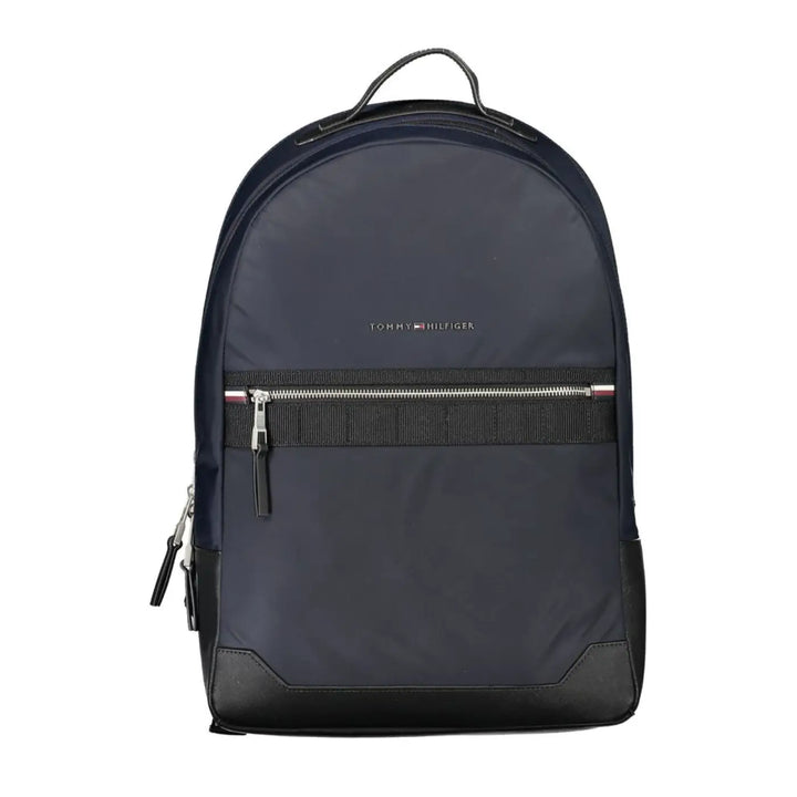 Tommy Hilfiger Blue Polyester Men Backpack