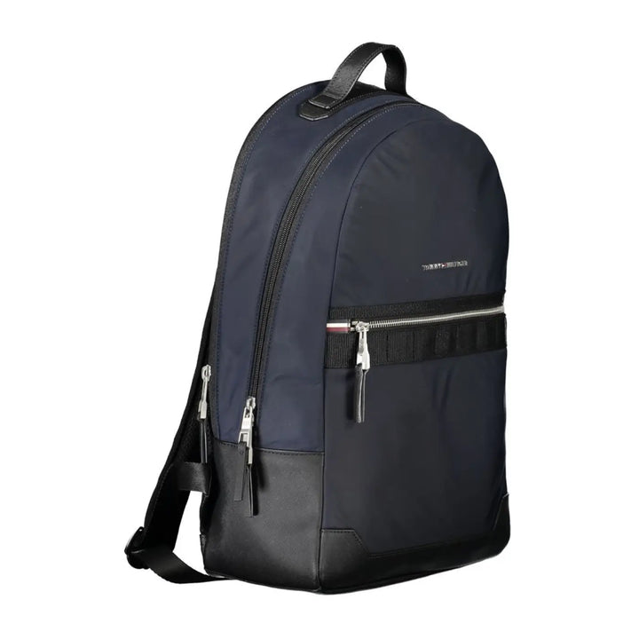 Tommy Hilfiger Blue Polyester Men Backpack