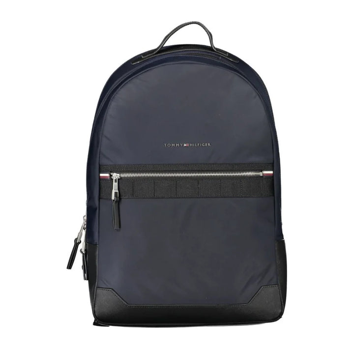 Tommy Hilfiger Blue Polyester Men Backpack