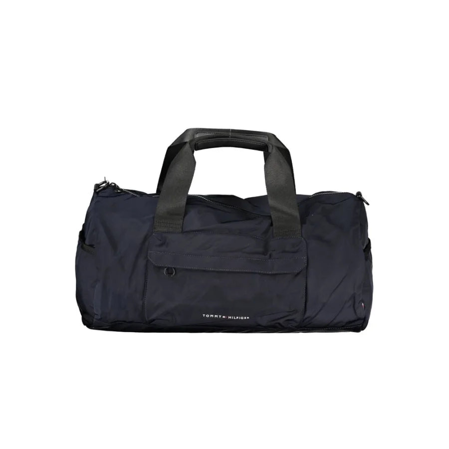 Tommy Hilfiger Blue Polyester Men’s Bag with Adjustable Shoulder Strap