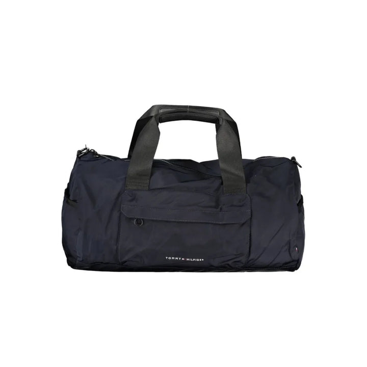 Tommy Hilfiger Blue Polyester Men’s Bag with Adjustable Shoulder Strap